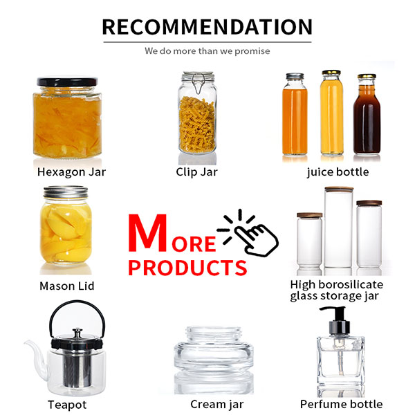 Custom 12Oz 16Oz 24Oz Square Caviar Jar Glass Honey Jar