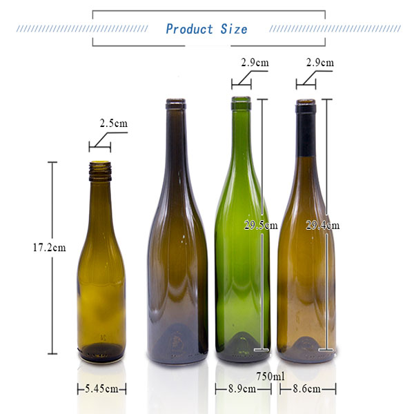 Fast Delivery Glass Wine Bottle