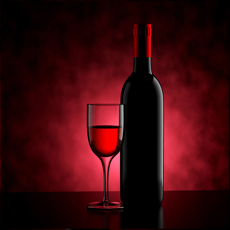 Recycled Popular Size Clear Custom Design Glass Wine Bottle With Screw Lid